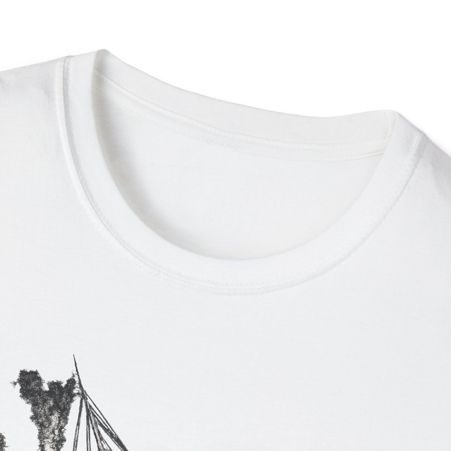 T-Shirt — Vintage Sinking Ship Graphic with 1-Star Review Quote