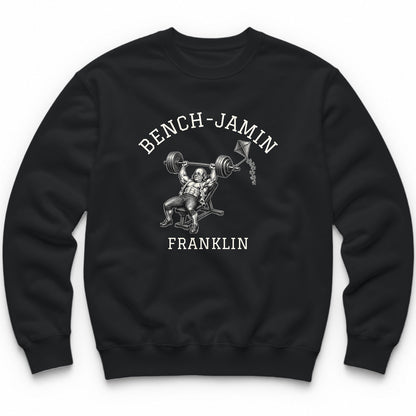 Bench-jamin Franklin Crewneck - Black