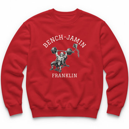 Bench-jamin Franklin Crewneck - Red