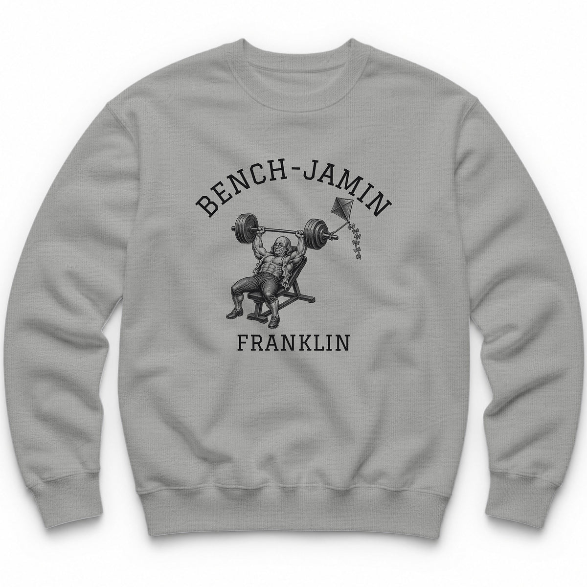 Bench-jamin Franklin Crewneck - Sport Grey