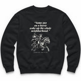 Some Guy On A Horse Woke Up The Whole Neighborhood – Lexington, 1775 Funny History Crewneck - Black