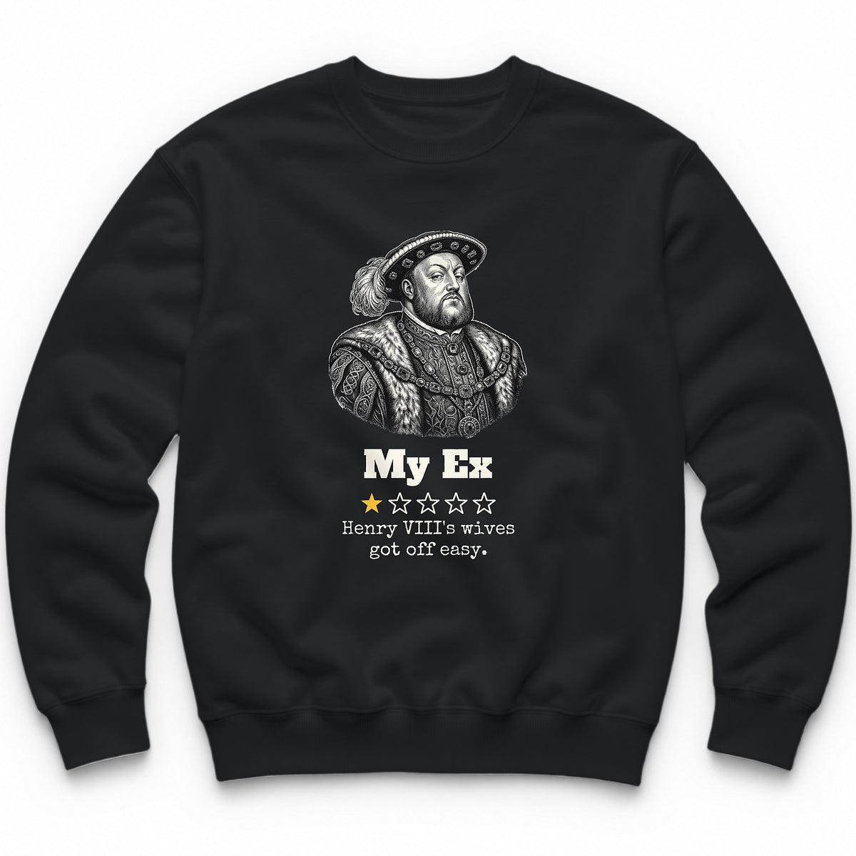 My Marriages One Star Review Crewneck - Black