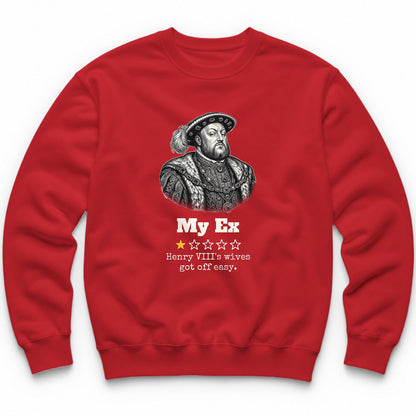 My Marriages One Star Review Crewneck - Red