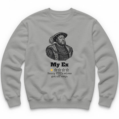 My Marriages One Star Review Crewneck - Sport Grey