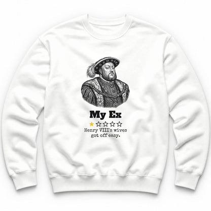 My Marriages One Star Review Crewneck - White