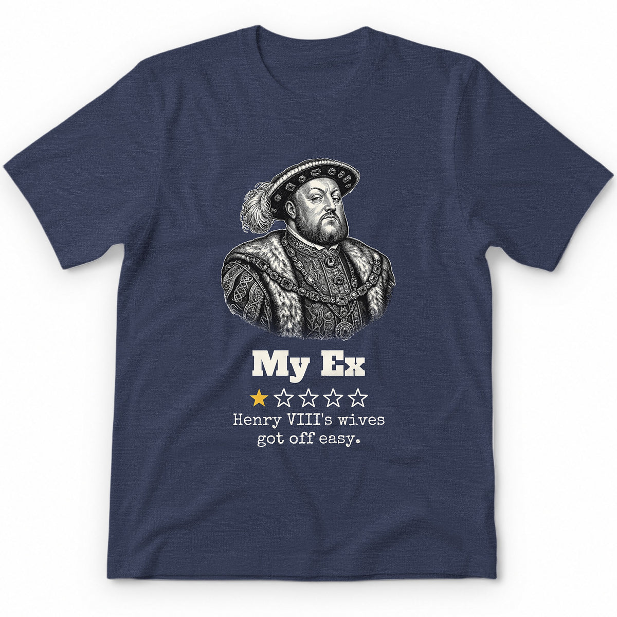My Marriages One Star Review Premium Tee - Heather Navy
