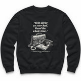 Best Agent We Ever Had Dead The Whole Time – Operation Mincemeat Funny History Crewneck - Black