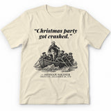 Christmas Party Got Crashed – The Delaware River Funny History Premium Tee - Natural