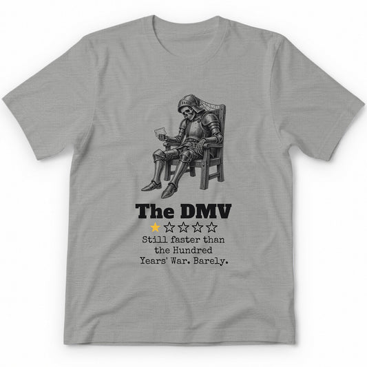 The DMV One Star Review T-Shirt - Sport Grey