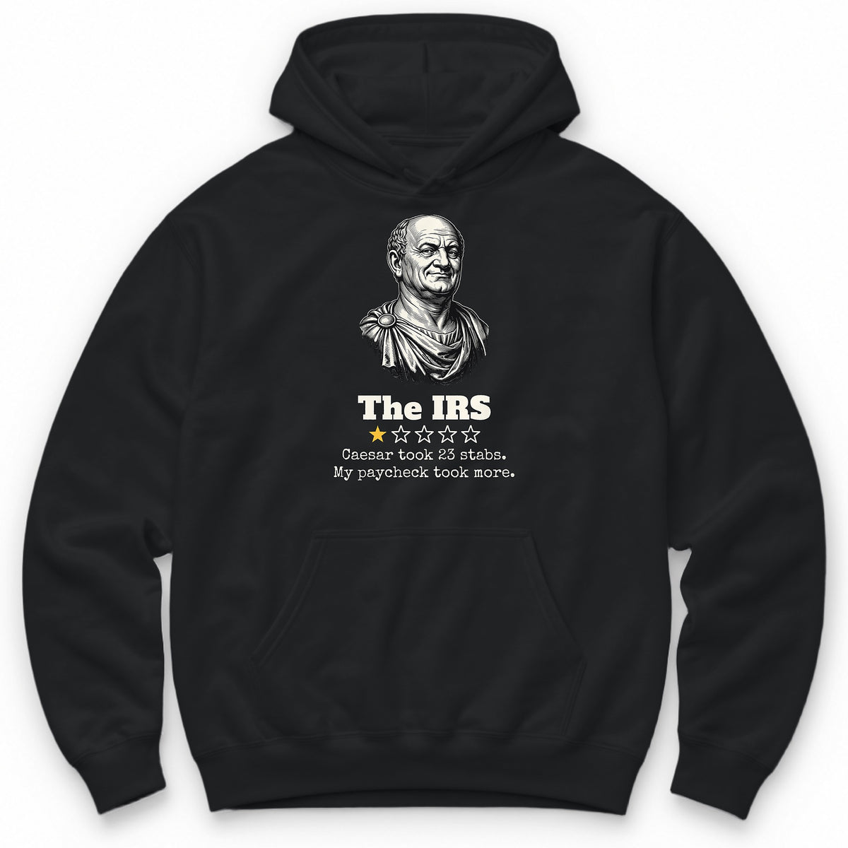 The IRS One Star Review Hoodie - Black