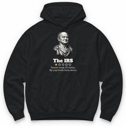 The IRS One Star Review Hoodie - Black