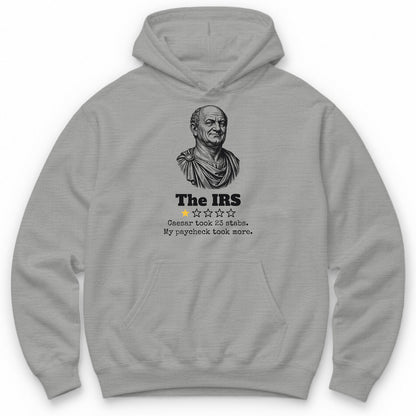 The IRS One Star Review Hoodie - Sport Grey
