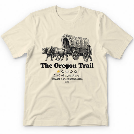 The Oregon Trail One Star Review T-Shirt - Natural