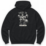 This Is Leg Day Hoodie - Black