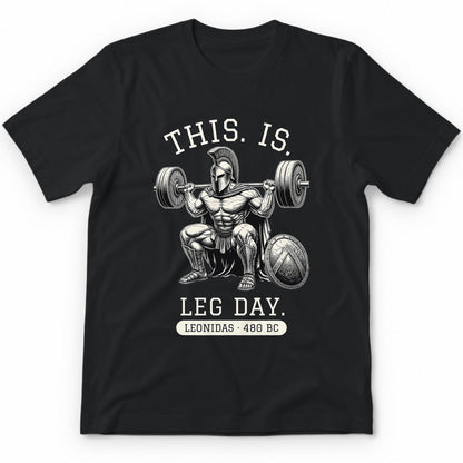 This Is Leg Day Premium Tee - Black