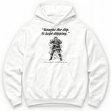 Bought The Dip It Kept Dipping – Wall Street, 1929 Funny History Hoodie - White