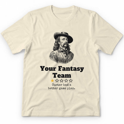 Your Fantasy Team One Star Review Premium Tee - Natural