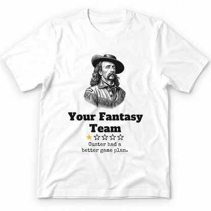Your Fantasy Team One Star Review Premium Tee - White